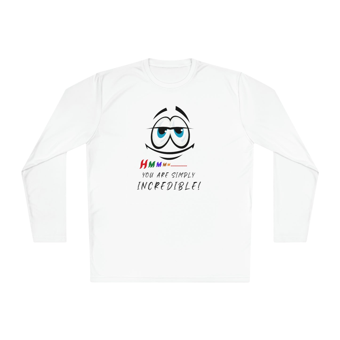 Hmmm, Unisex Lightweight Long Sleeve Tee