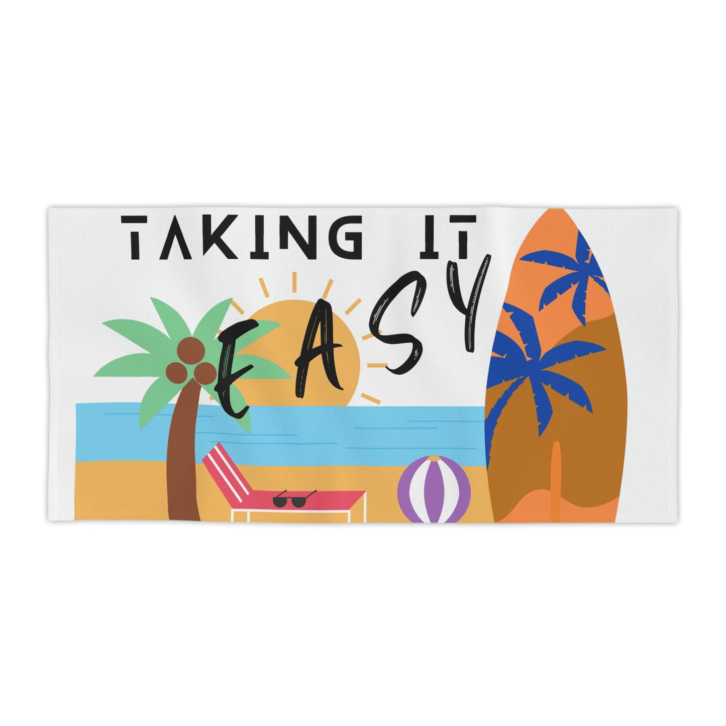 Taking It Easy Beach Towels