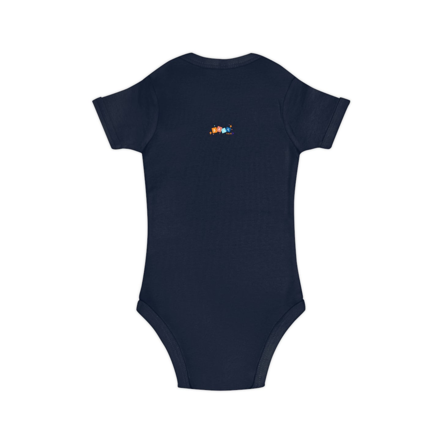 Baby Talk, Combed Cotton Baby Bodysuit