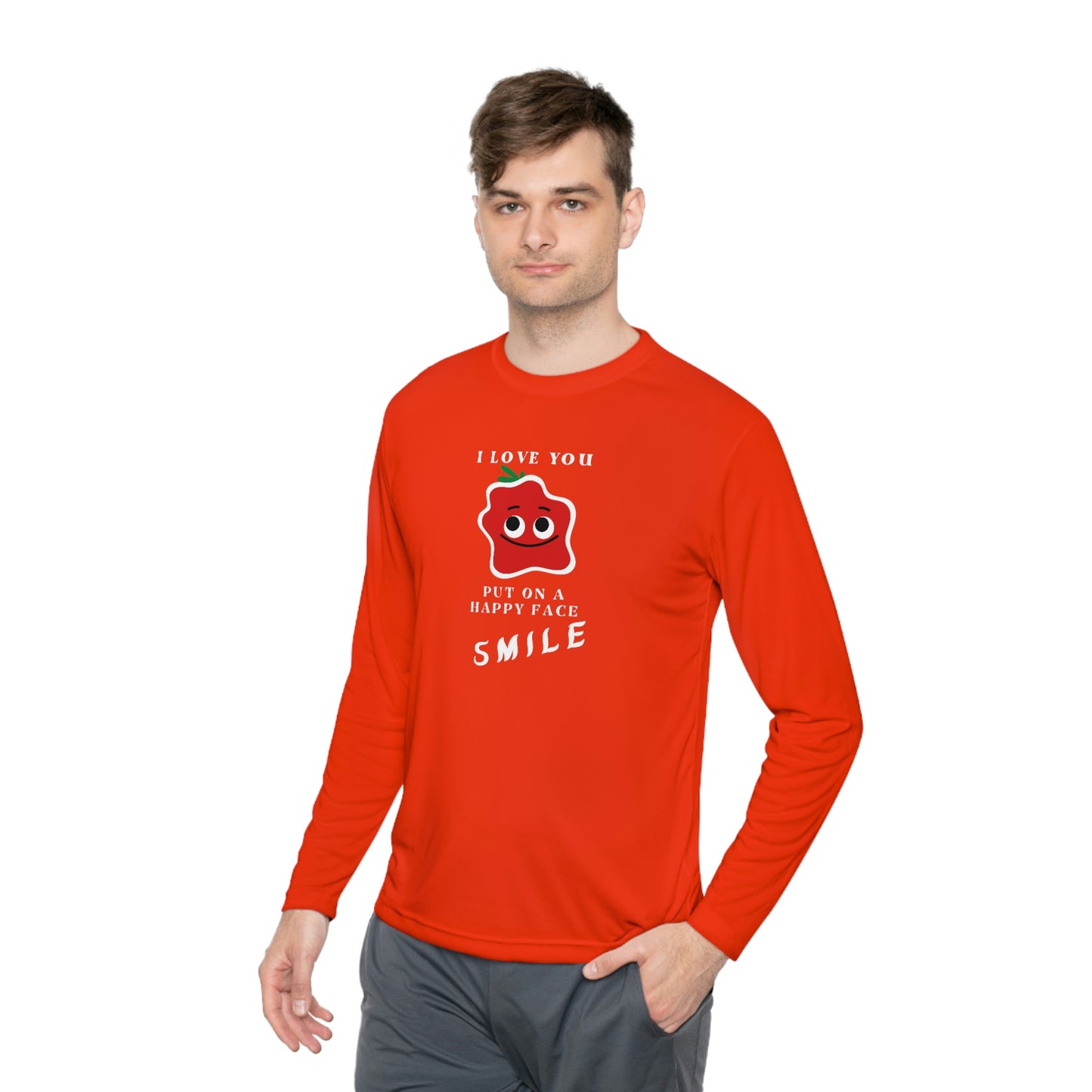 Smile Unisex Lightweight Long Sleeve Tee