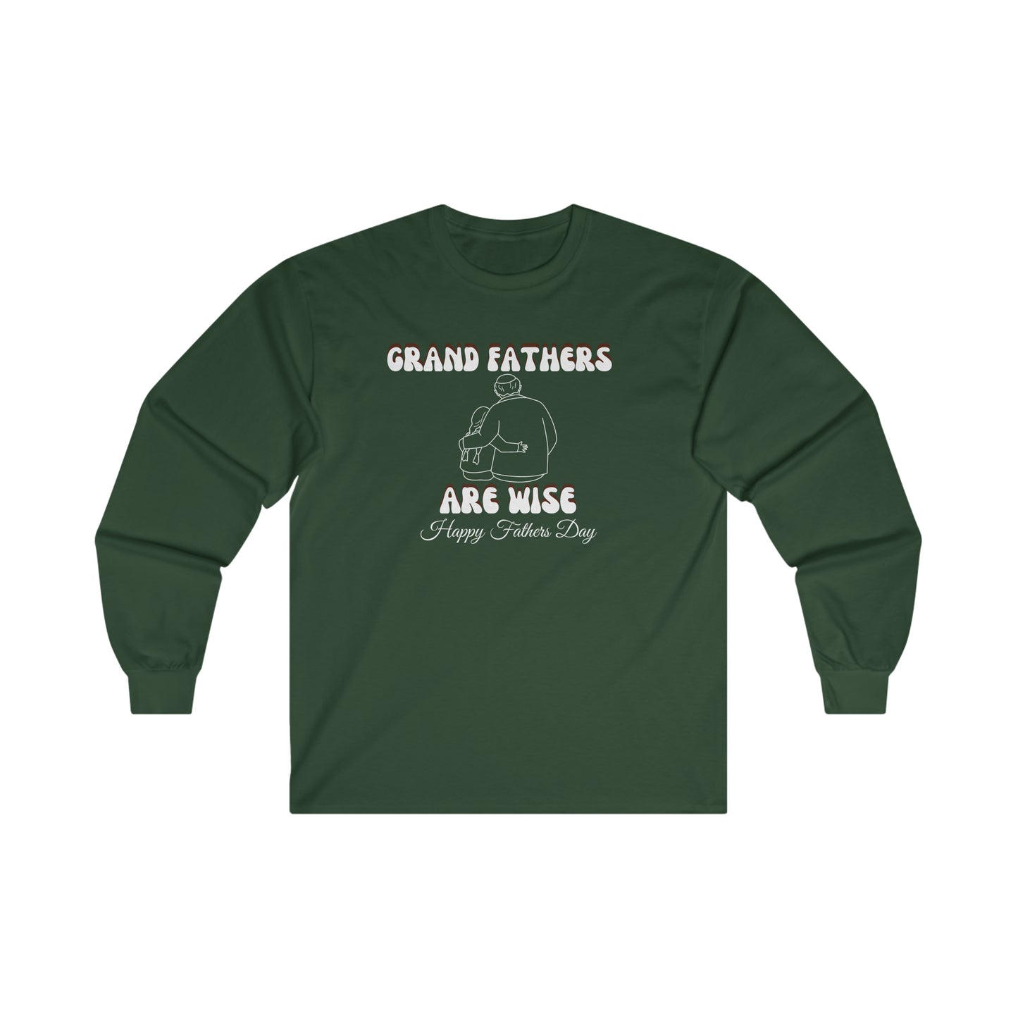 Exotic Print Father's Day Ultra Cotton Long Sleeve Tee