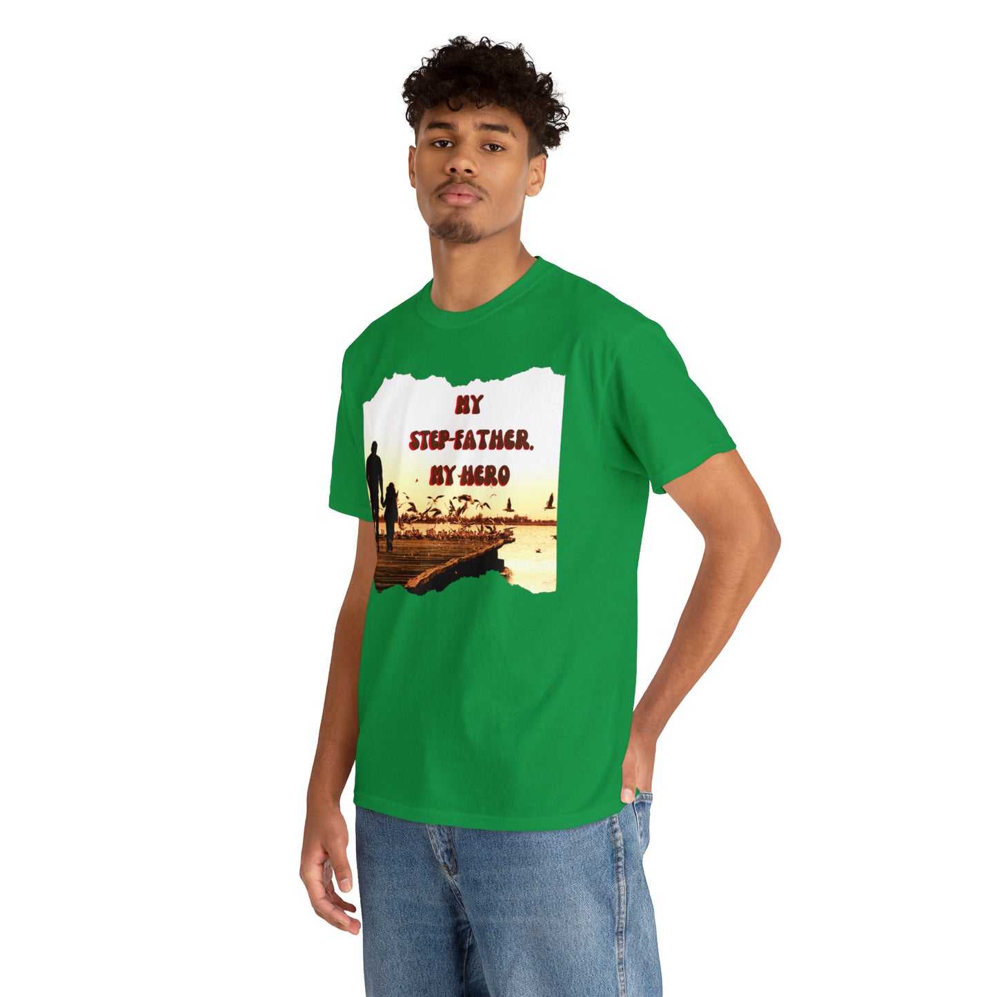 Exotic Print Father' Day Unisex Heavy Cotton Tee