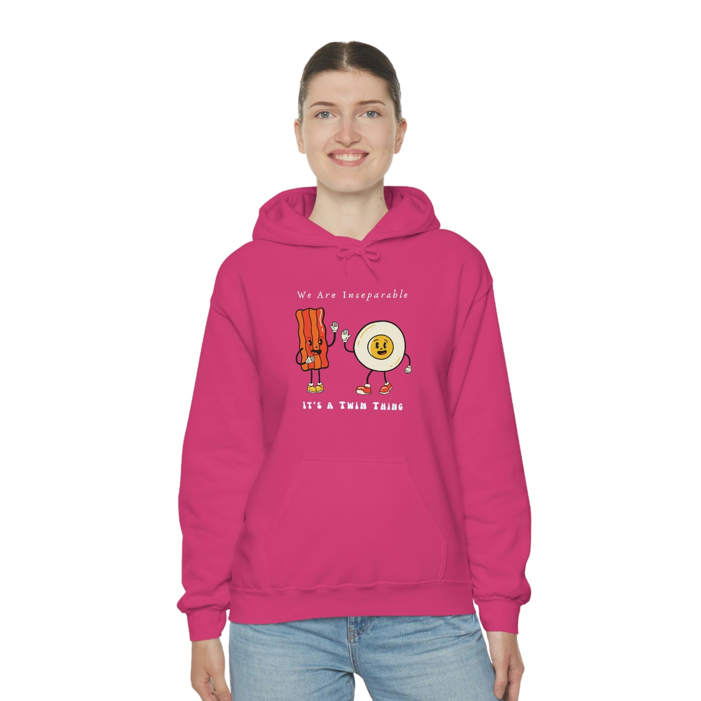 Twin, Unisex Heavy Blend™ Hooded Sweatshirt