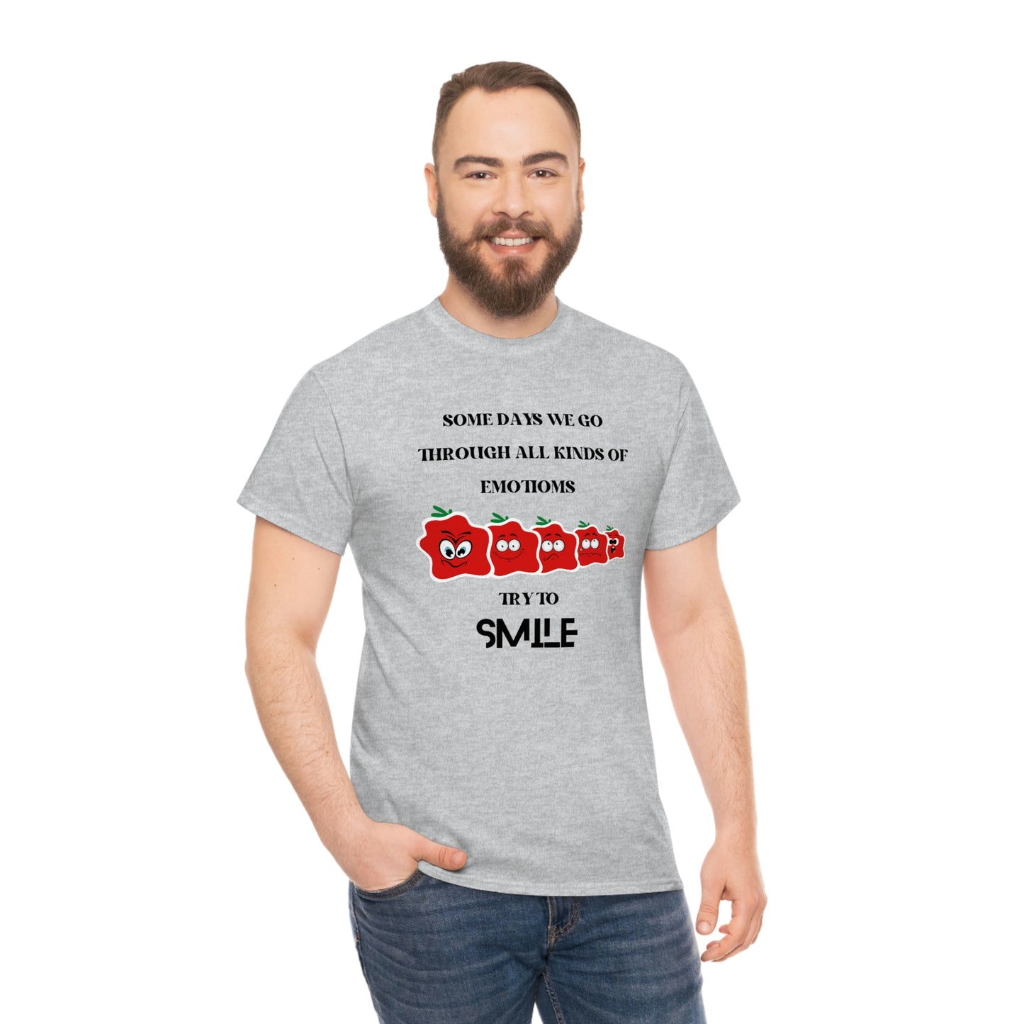 Smile Unisex Heavy Cotton Tee