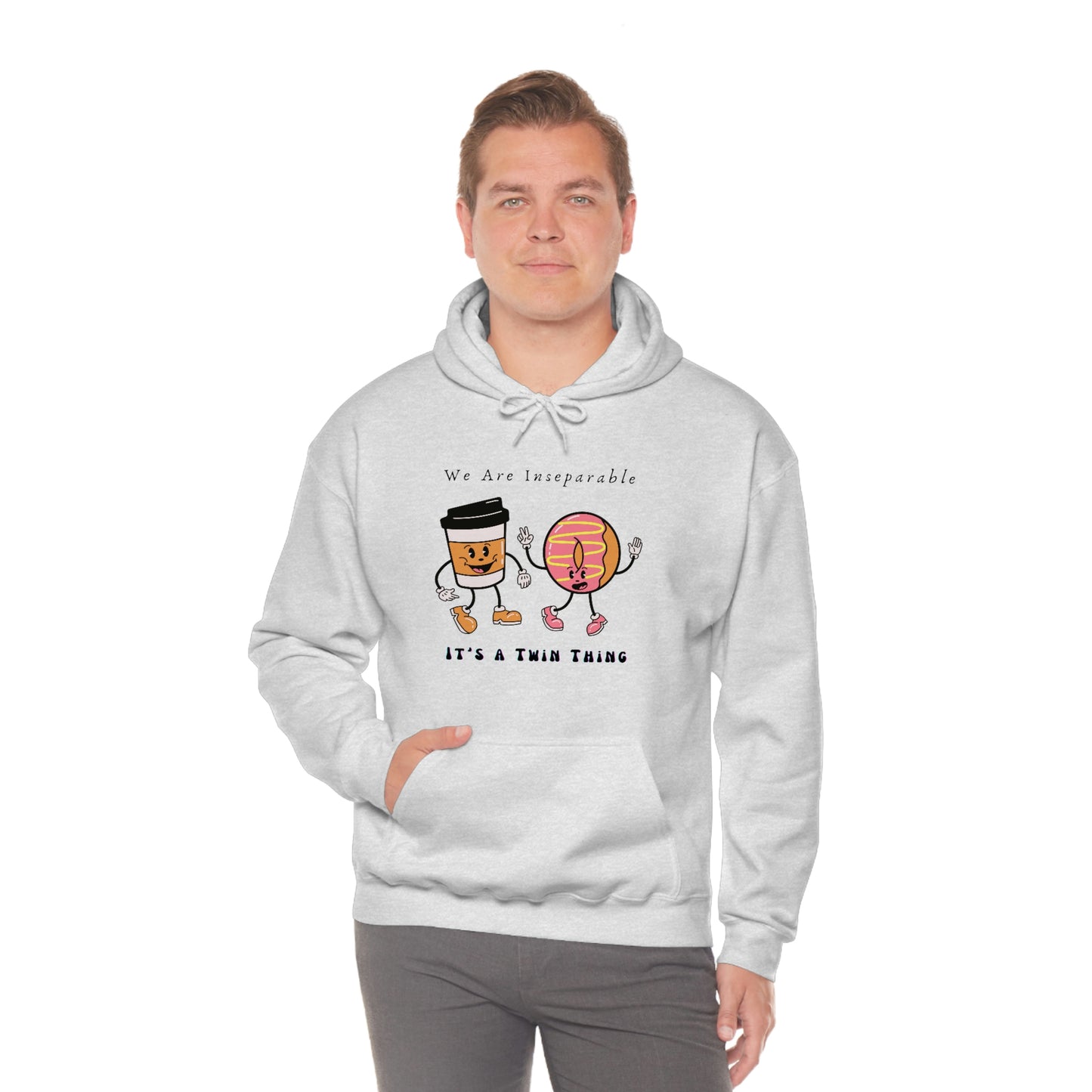 Twin, Unisex Heavy Blend™ Hooded Sweatshirt