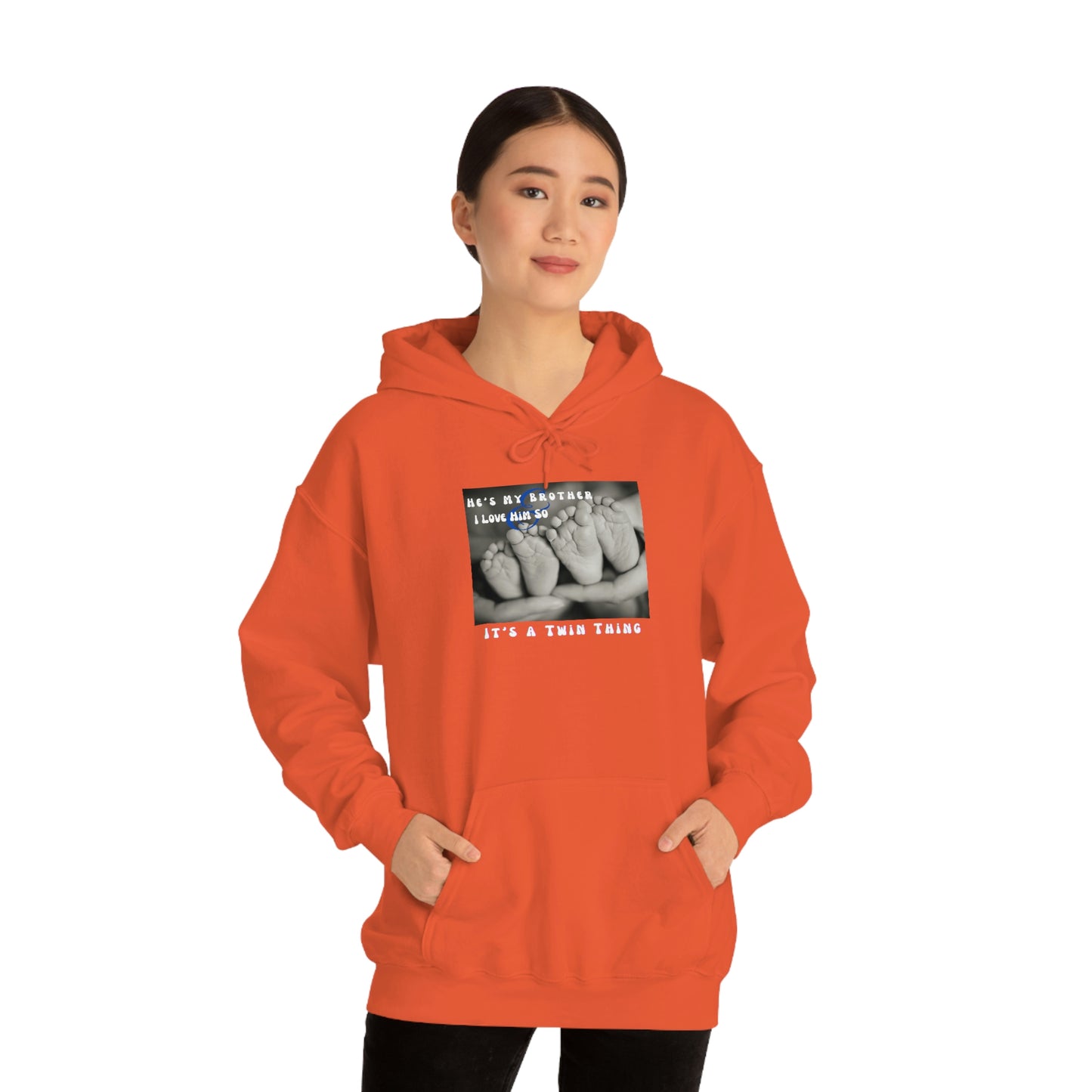 Twin, Unisex Heavy Blend™ Hooded Sweatshirt