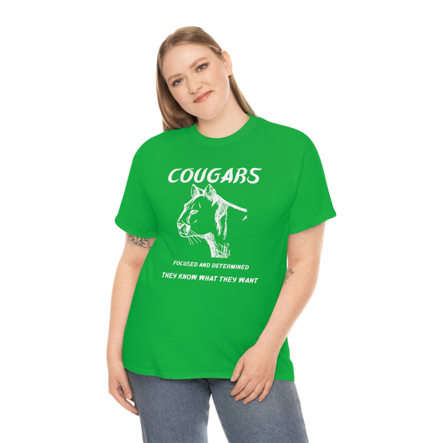 Cougars Unisex Heavy Cotton Tee