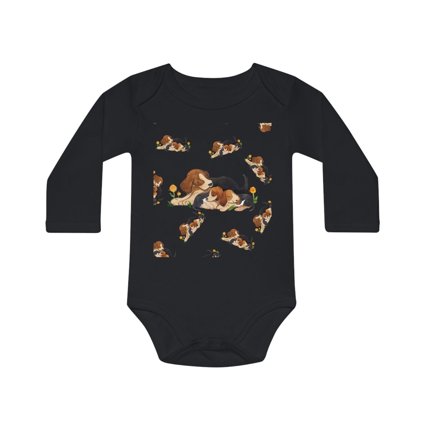 Baby Talk, Baby Long-Sleeve Organic Bodysuit