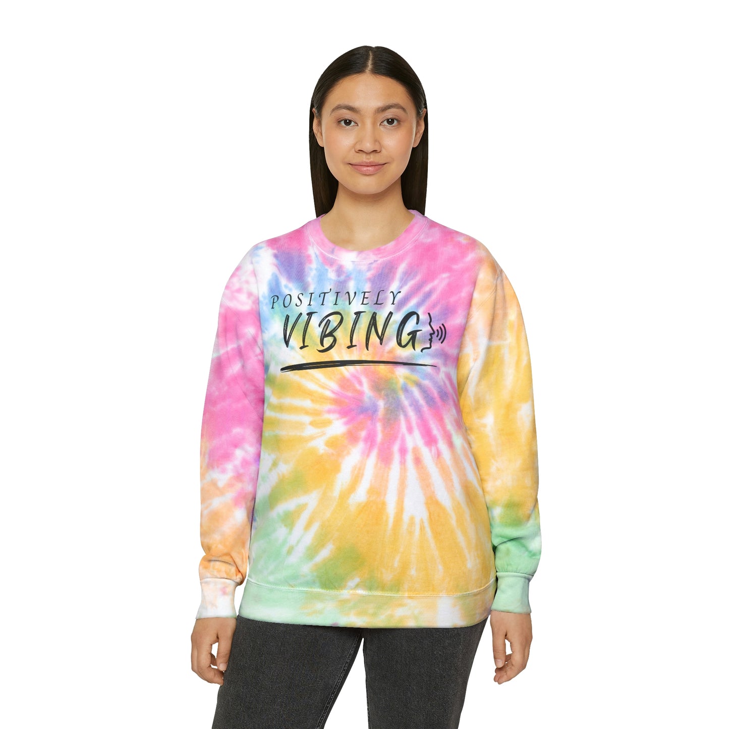 Vibe, Unisex Tie-Dye Sweatshirt