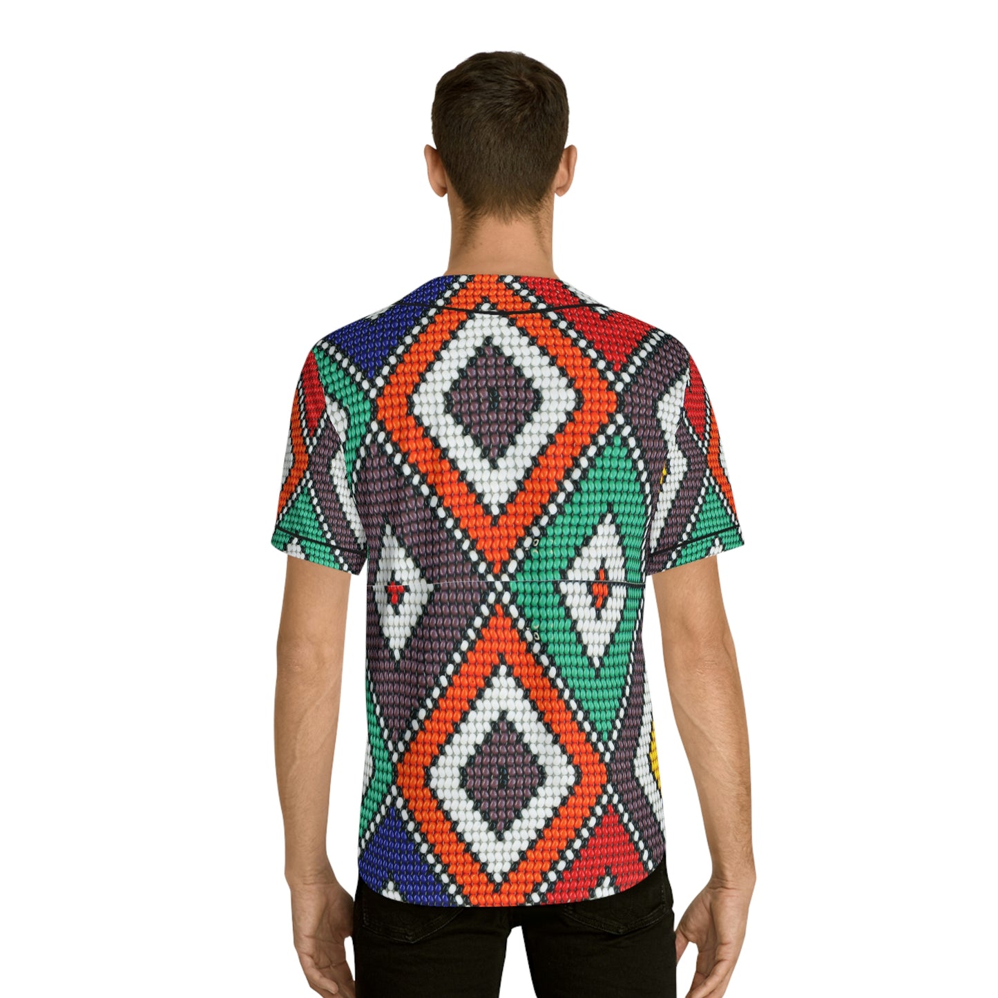 Exotic Print Baseball Jersey