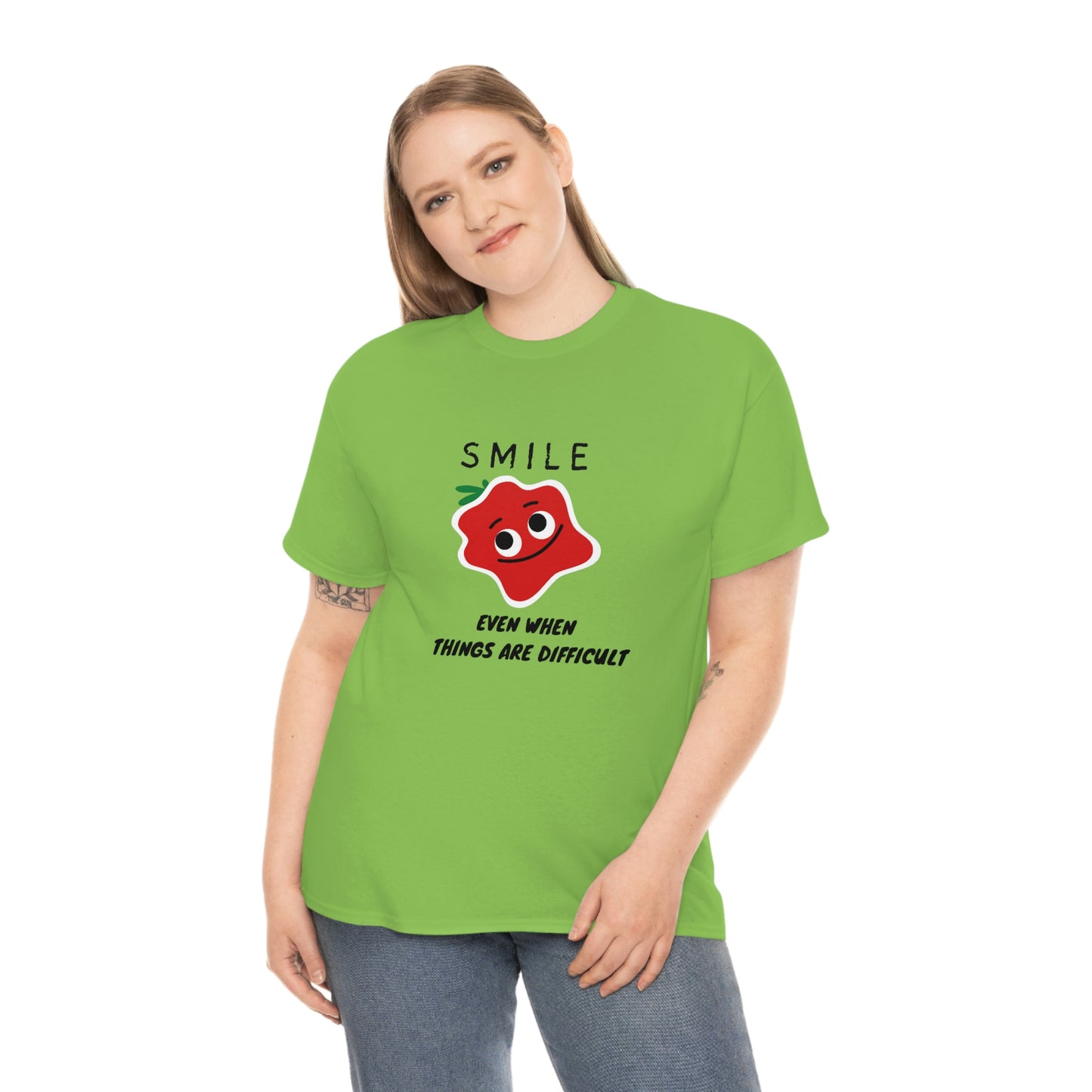 Smile Unisex Heavy Cotton Tee