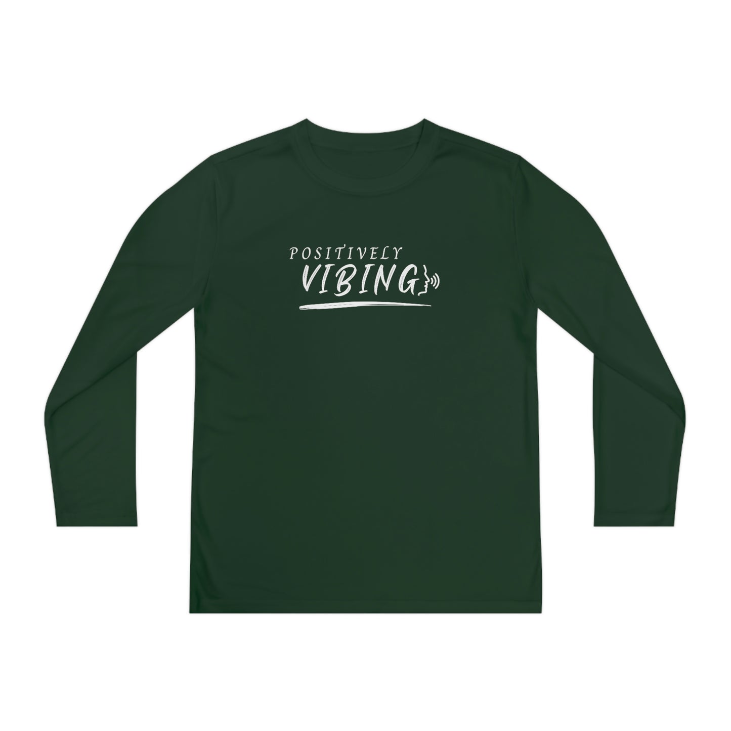 Vibes, Youth Long Sleeve Competitor Tee