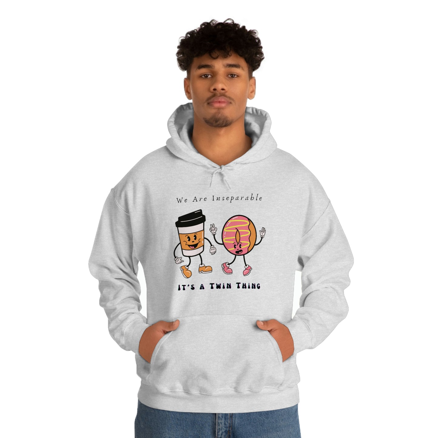 Twin, Unisex Heavy Blend™ Hooded Sweatshirt