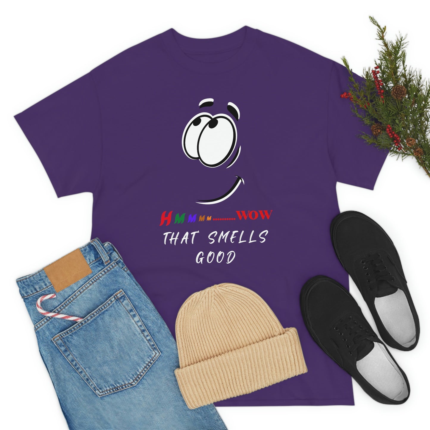 Hmmm... Wow that Smells Good Unisex Heavy Cotton Tee