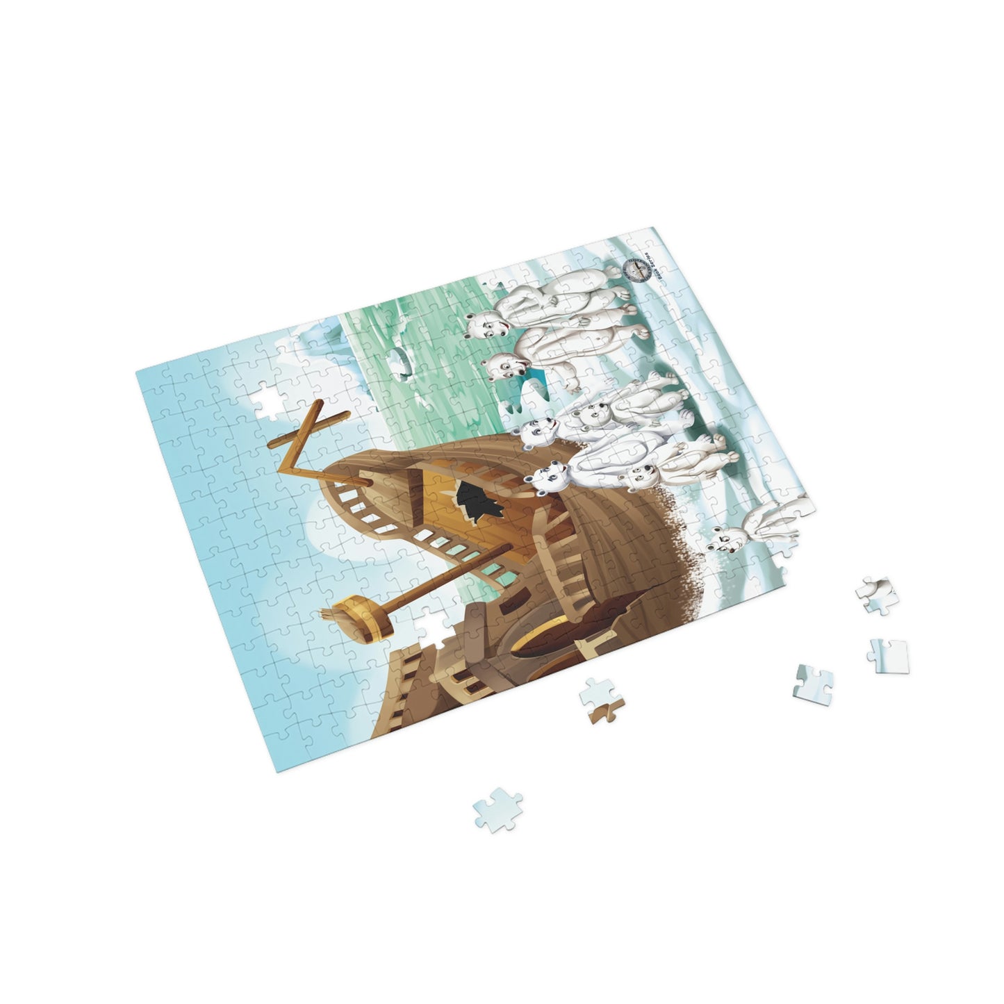 Poro the Polar Bear Shipwreck Puzzle (96, 252, 500, 1000-Piece)