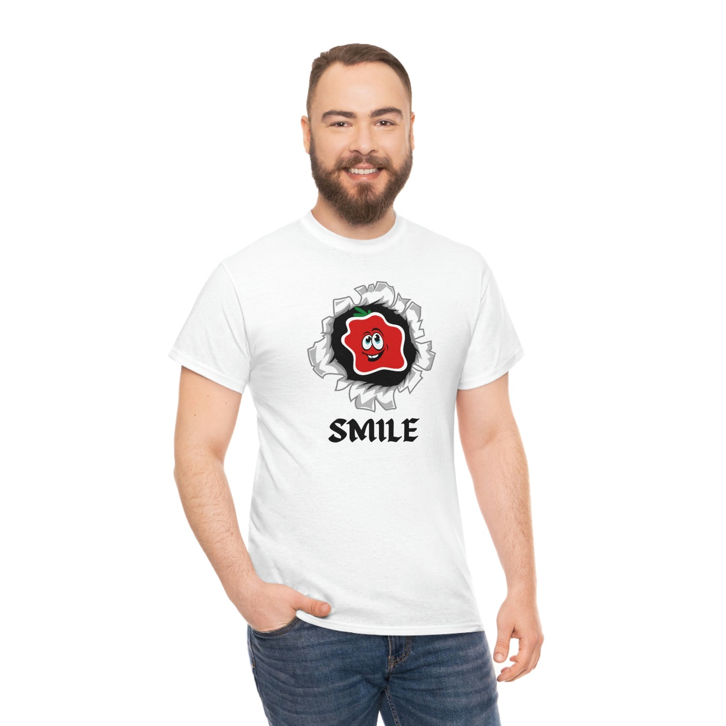 Smile Unisex Heavy Cotton Tee