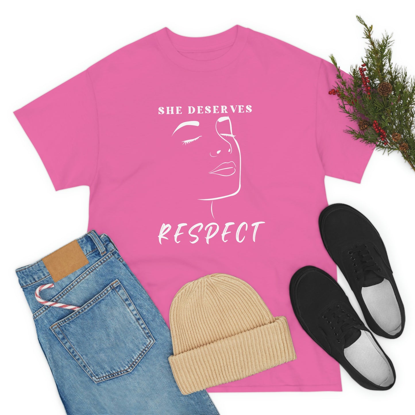 Respect Unisex Heavy Cotton Tee