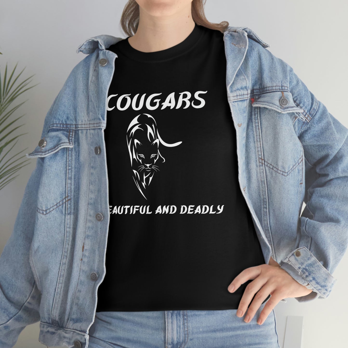 Cougars Unisex Heavy Cotton Tee