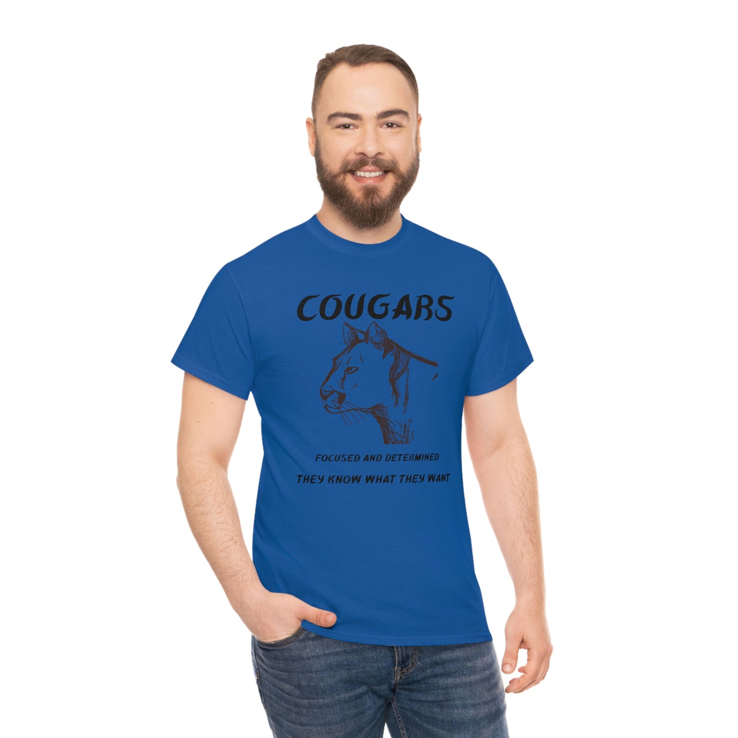 Cougars Unisex Heavy Cotton Tee