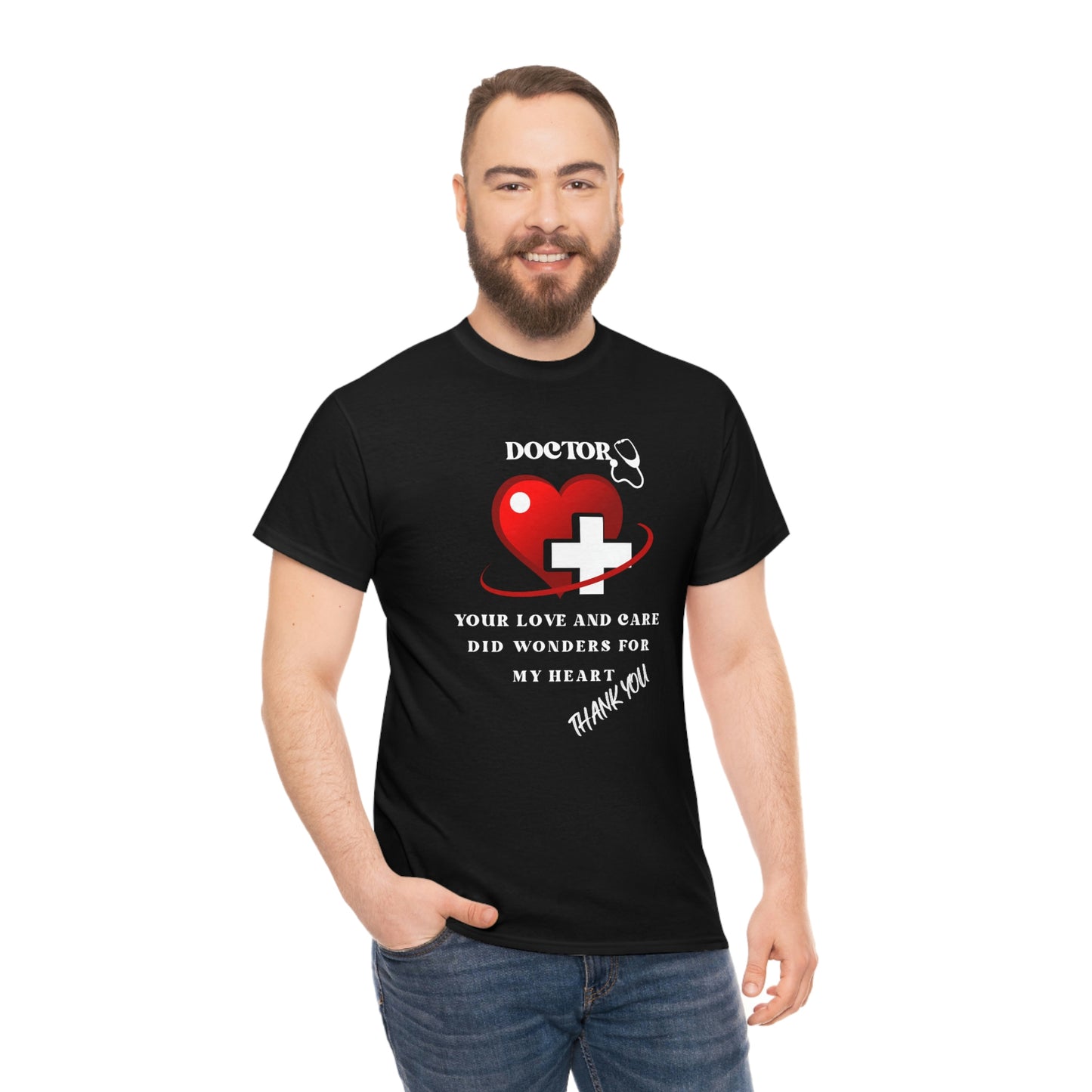 Medical, CVICU, EKG, Unisex Heavy Cotton Tee