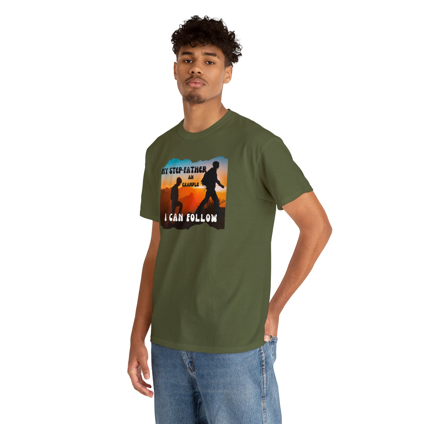 Exotic Print Father' Day Unisex Heavy Cotton Tee