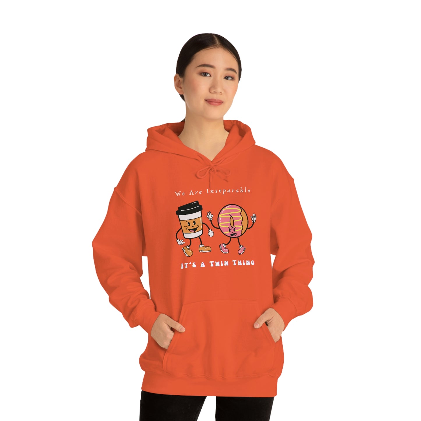 Twin, Unisex Heavy Blend™ Hooded Sweatshirt