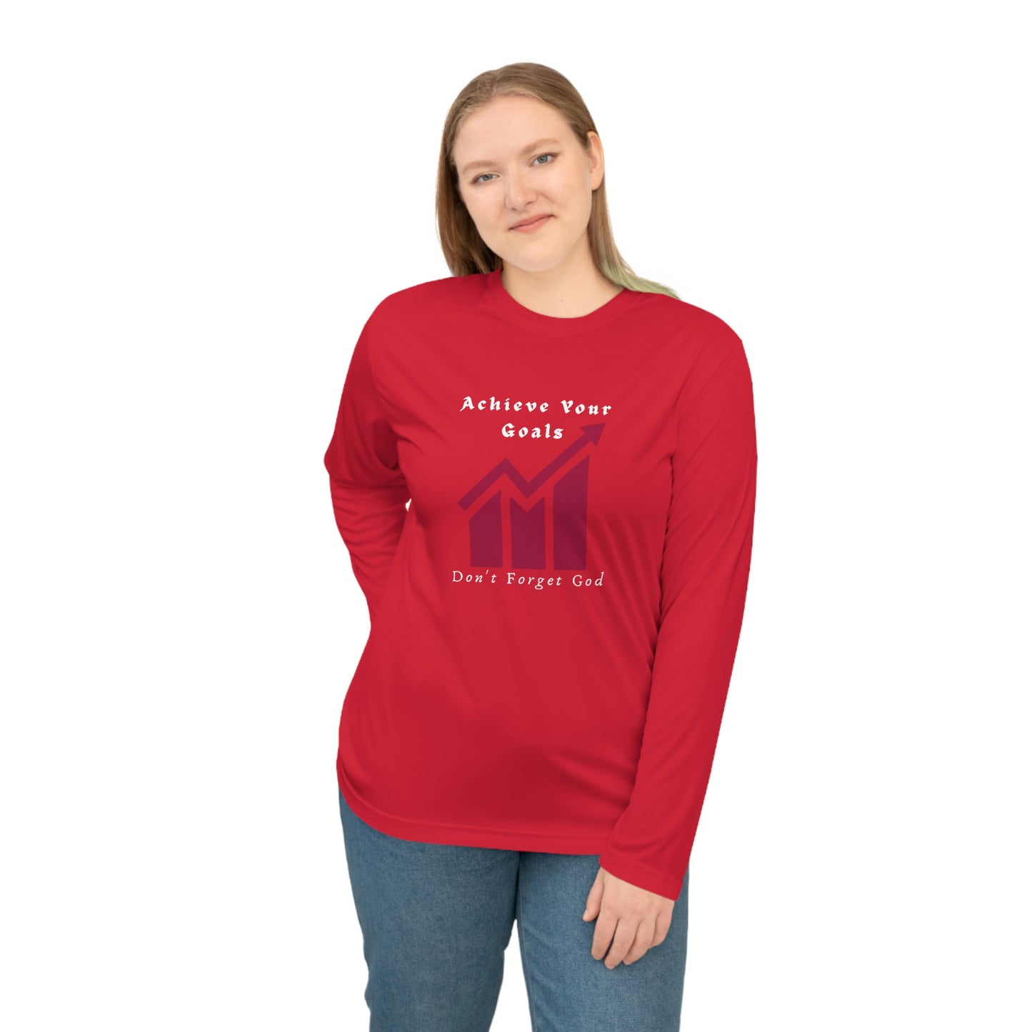 Make It Happen, Unisex Performance Long Sleeve Shirt