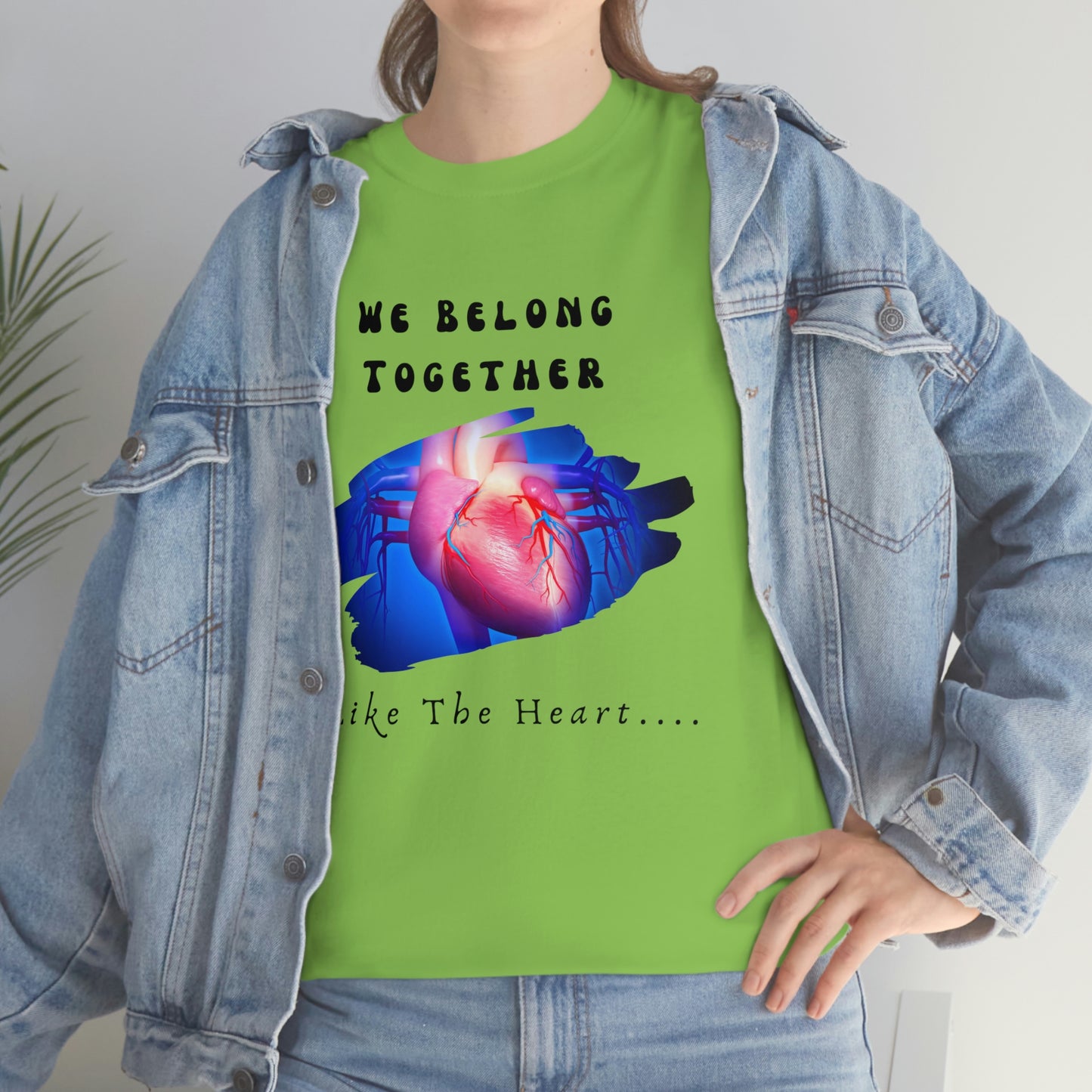 Stronger Together, Love, Unisex Heavy Cotton Tee