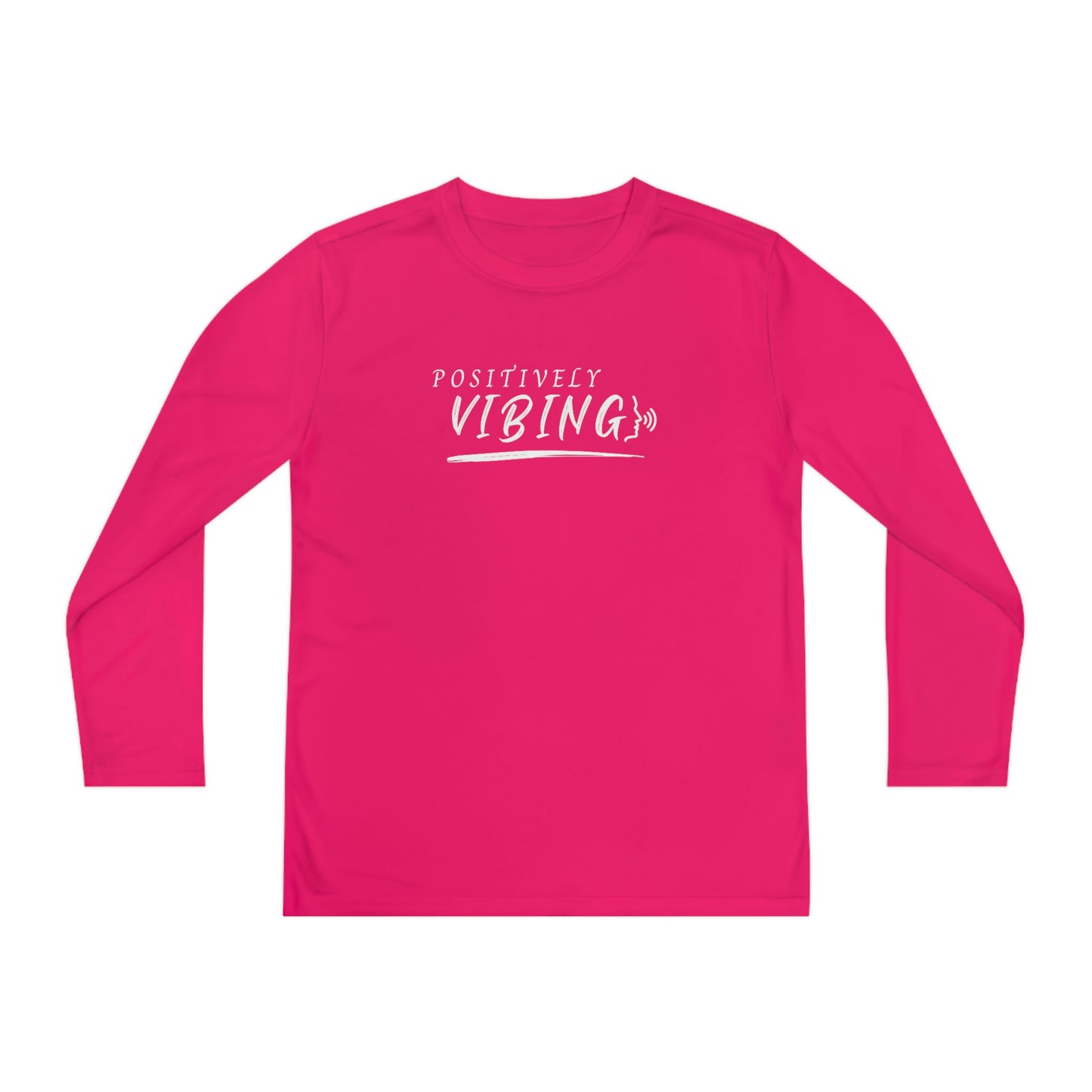 Vibes, Youth Long Sleeve Competitor Tee