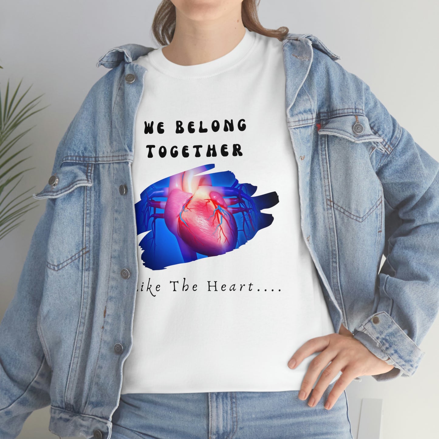 Stronger Together, Love, Unisex Heavy Cotton Tee