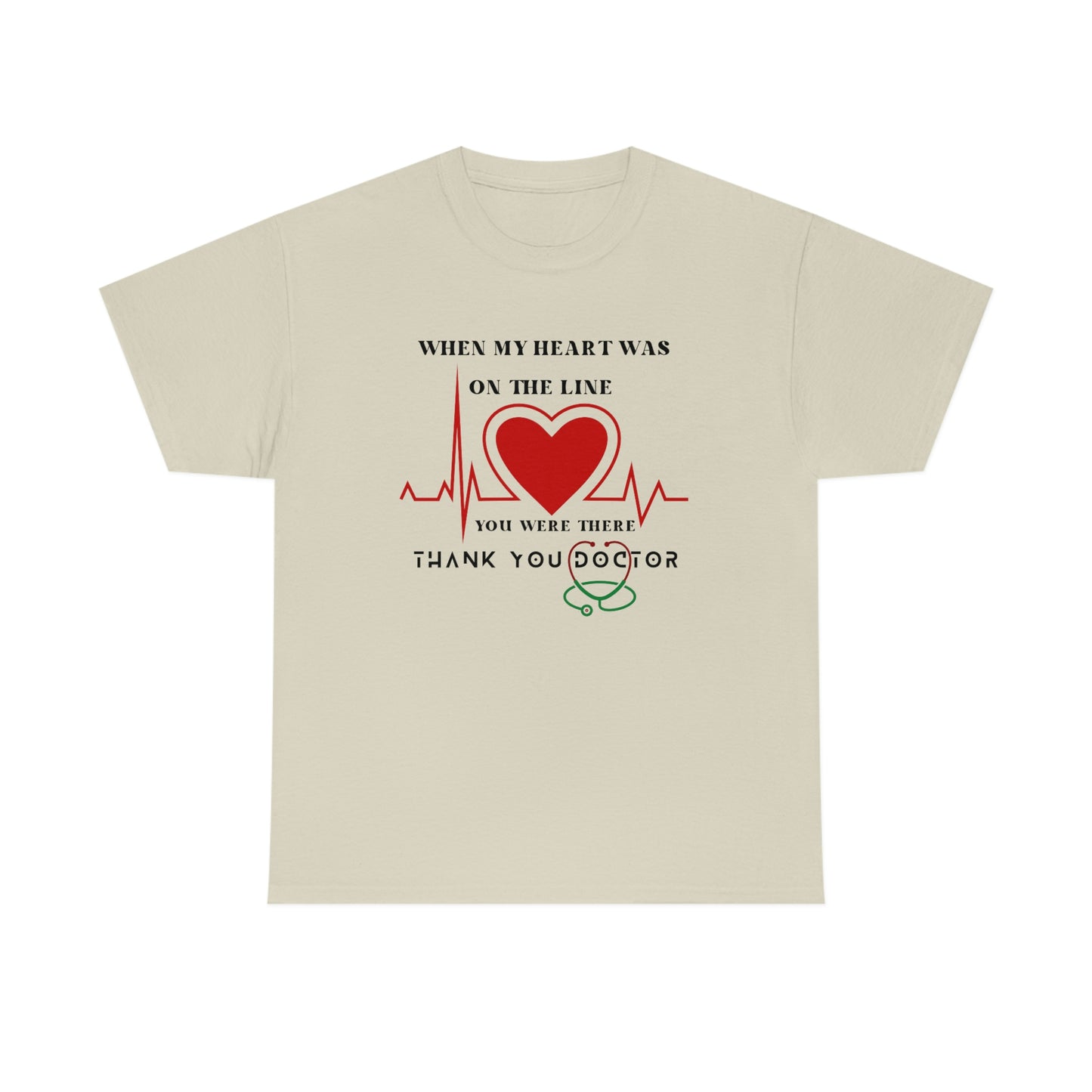 Medical, CVICU, EKG, Unisex Heavy Cotton Tee