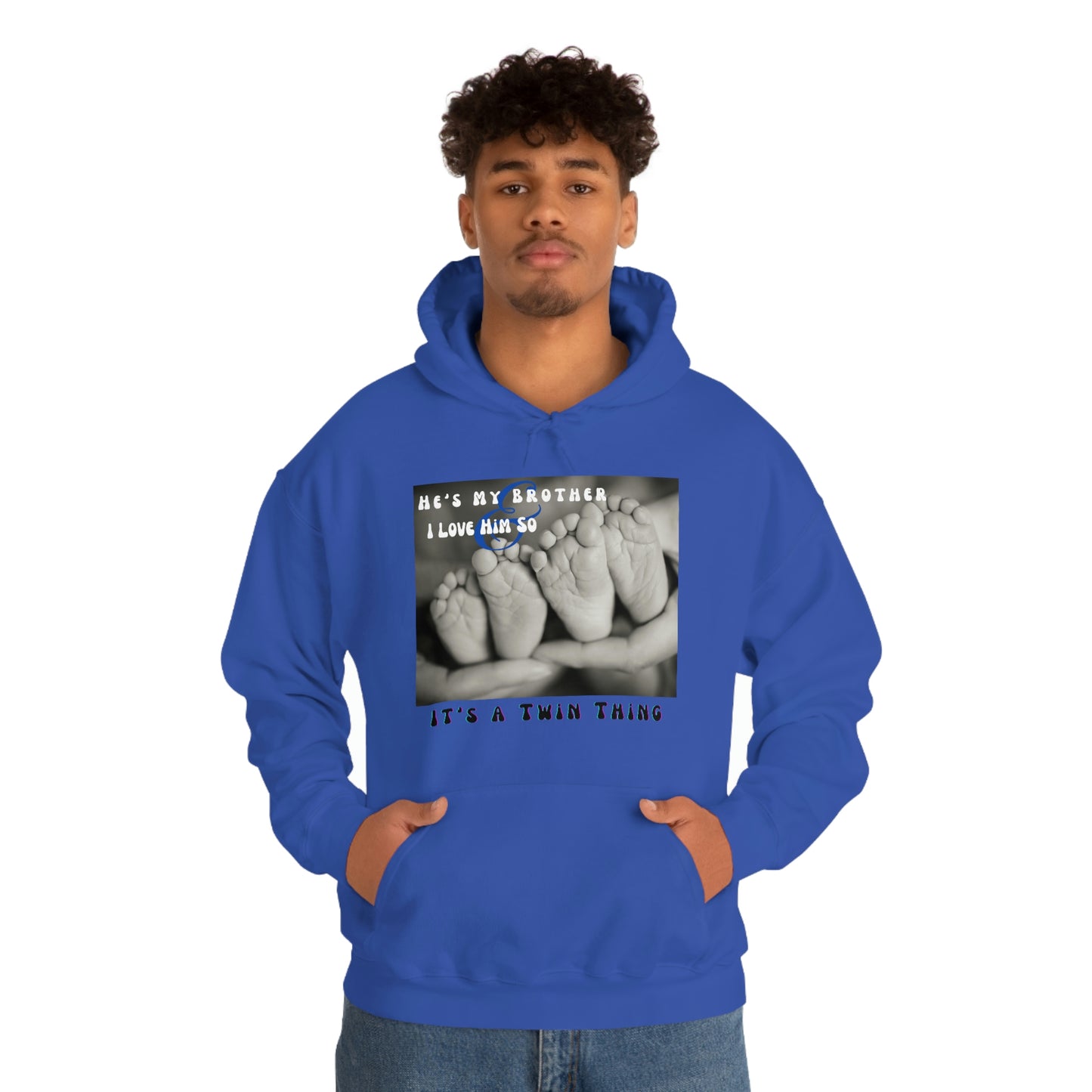 Twin, Unisex Heavy Blend™ Hooded Sweatshirt