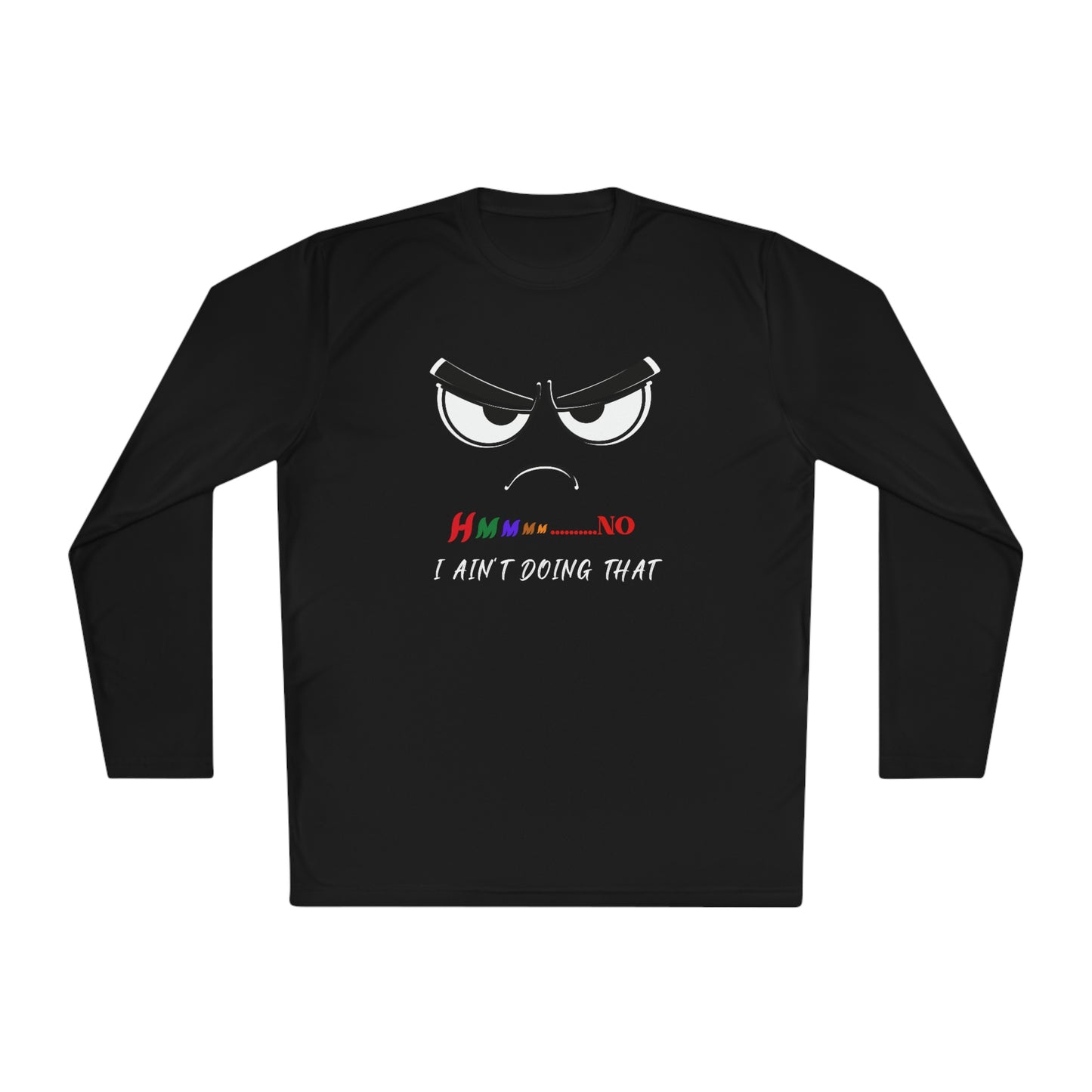 Hmmm, Unisex Lightweight Long Sleeve Tee