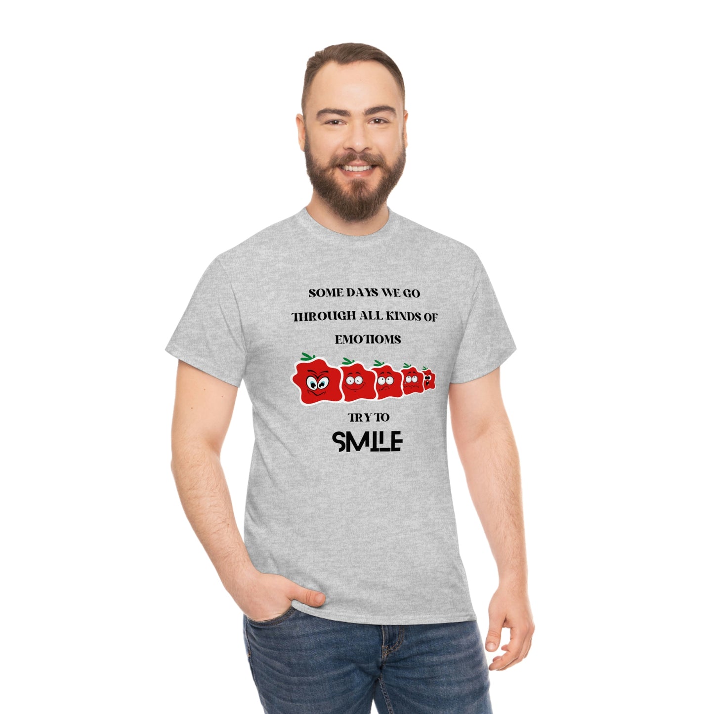 Smile Unisex Heavy Cotton Tee