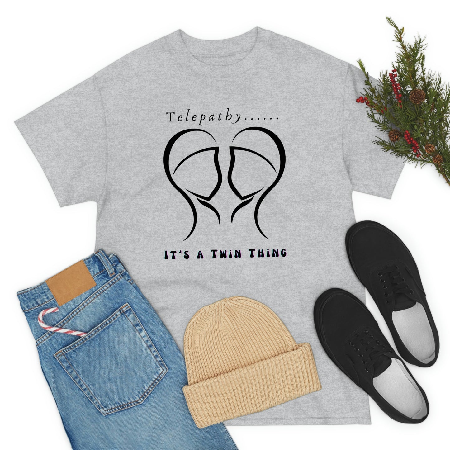 Twin, Unisex Heavy Cotton Tee