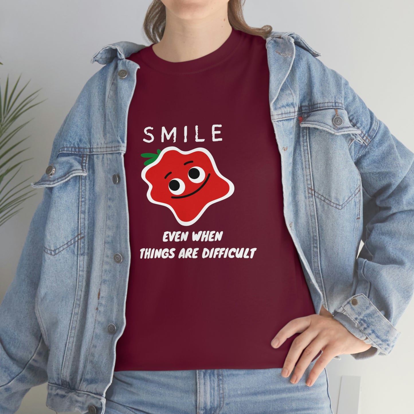 Smile Unisex Heavy Cotton Tee