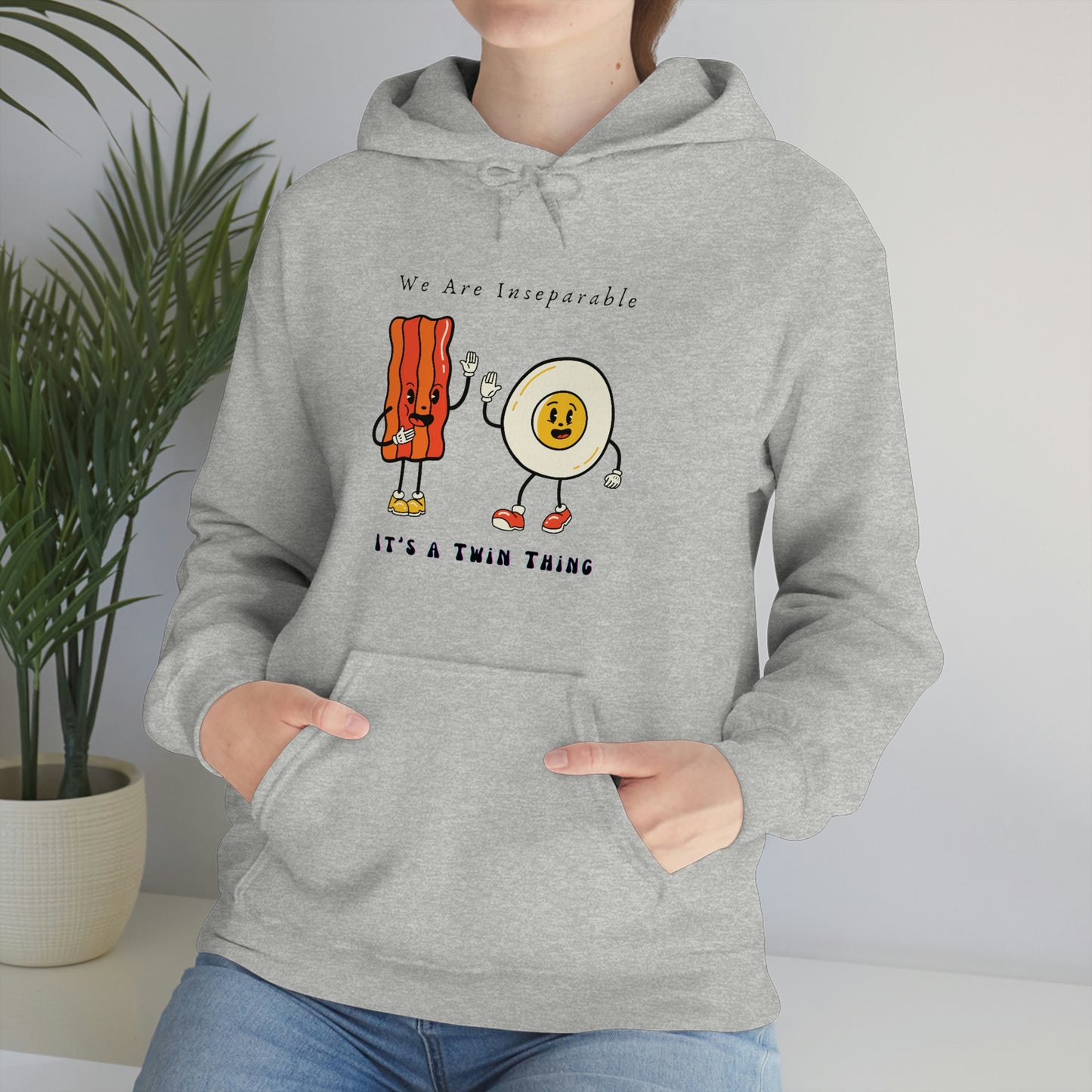 Twin, Unisex Heavy Blend™ Hooded Sweatshirt