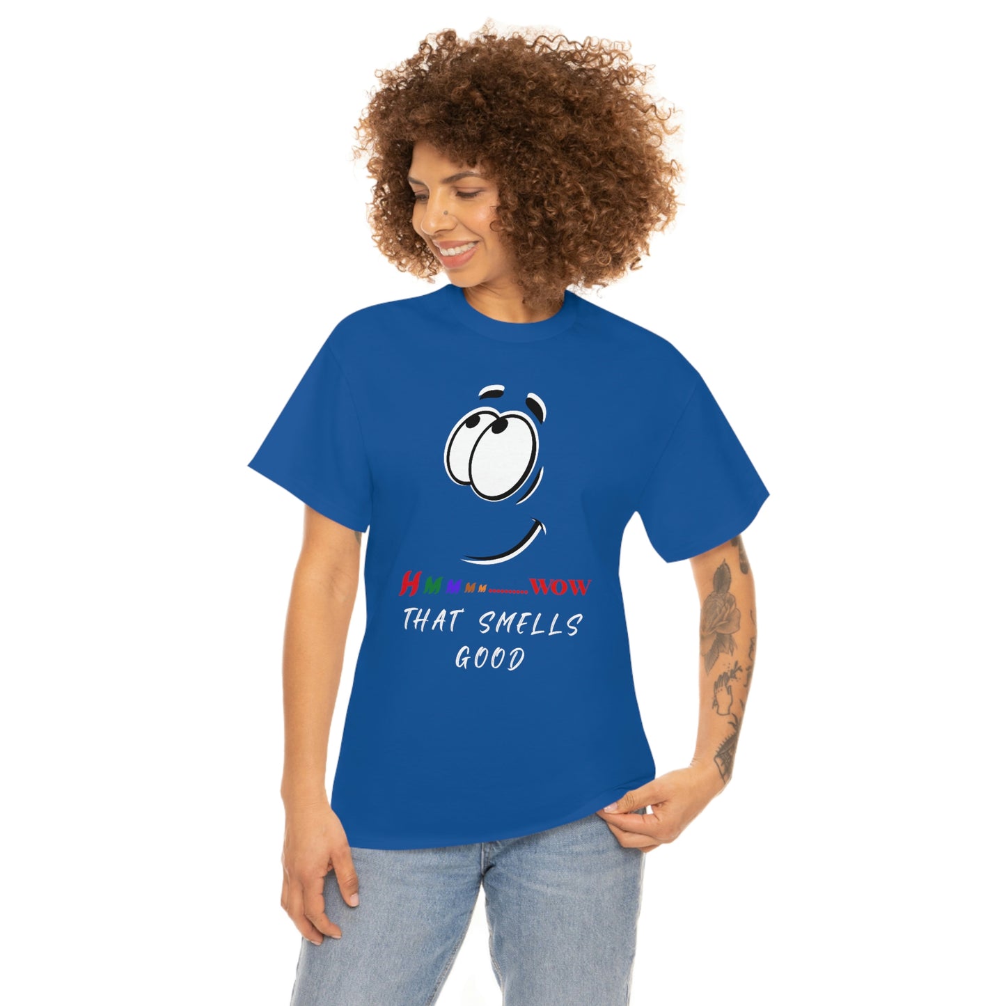 Hmmm... Wow that Smells Good Unisex Heavy Cotton Tee