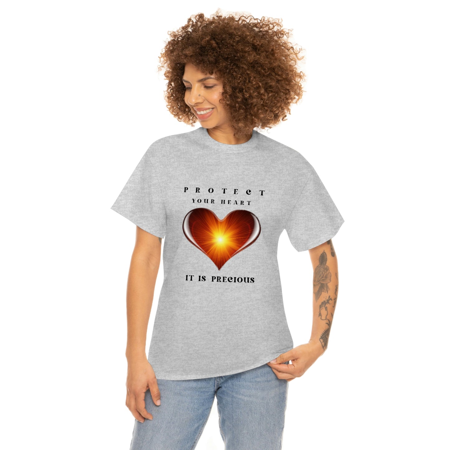 Protect Your Heart Unisex Heavy Cotton Tee