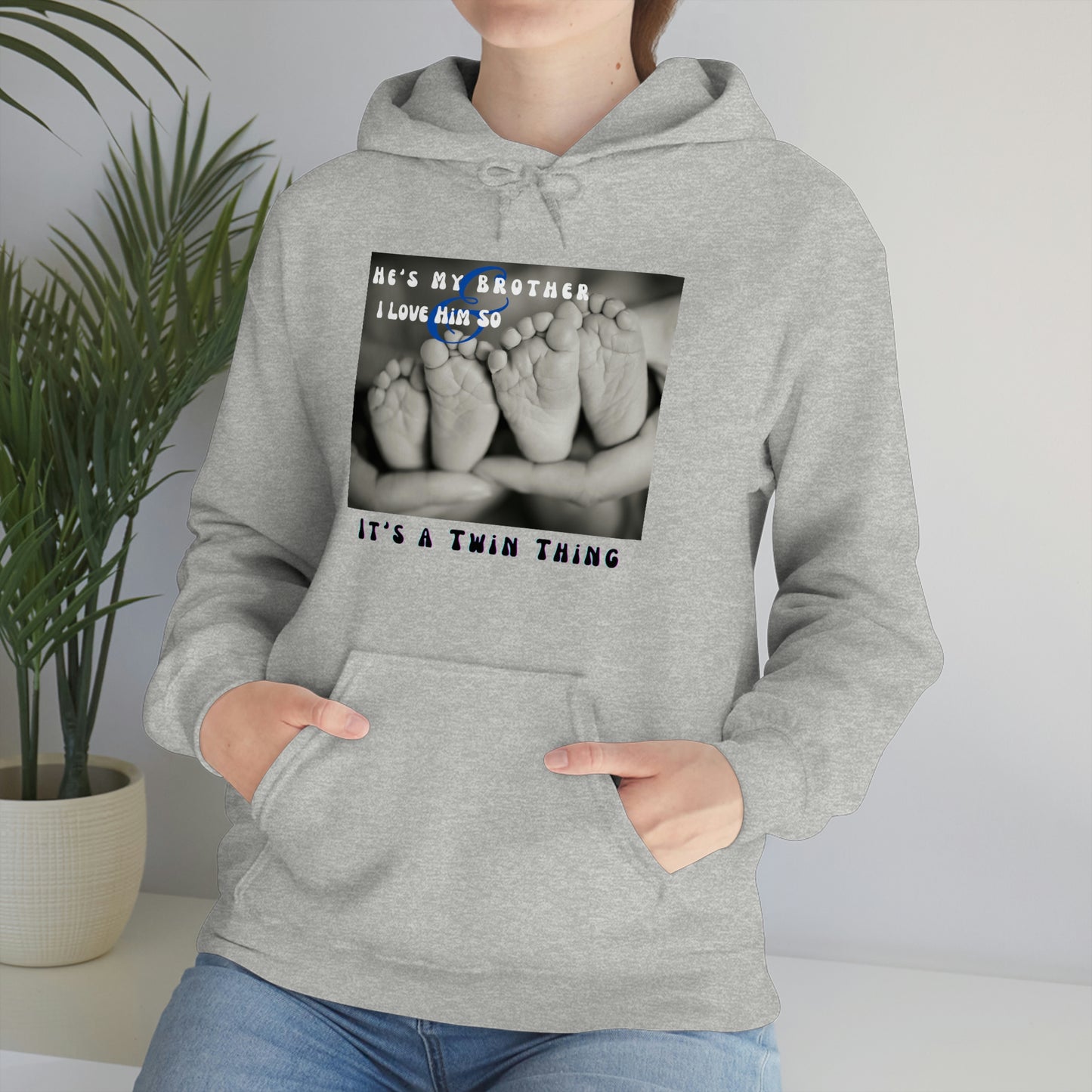 Twin, Unisex Heavy Blend™ Hooded Sweatshirt