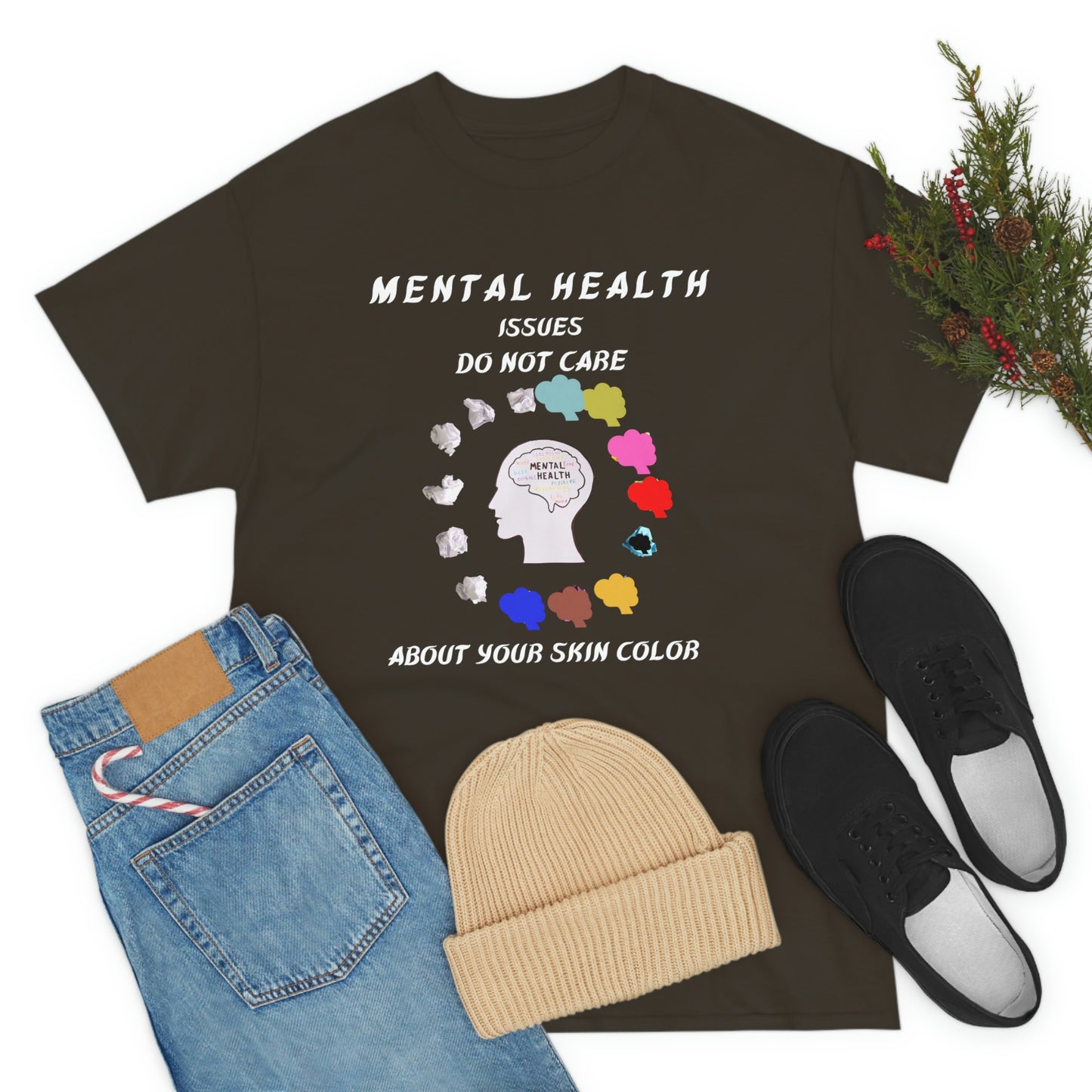 Mental Health Unisex Heavy Cotton Tee