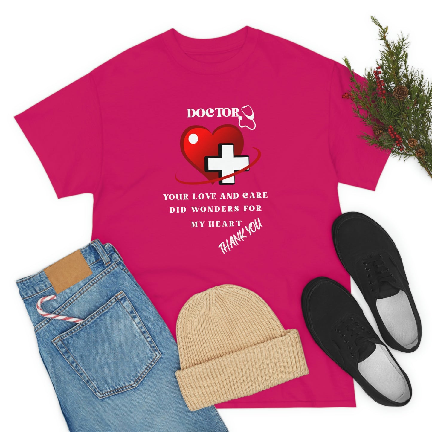 Medical, CVICU, EKG, Unisex Heavy Cotton Tee