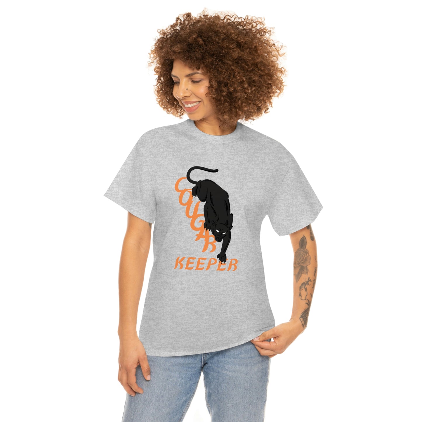 Cougar Unisex Heavy Cotton Tee