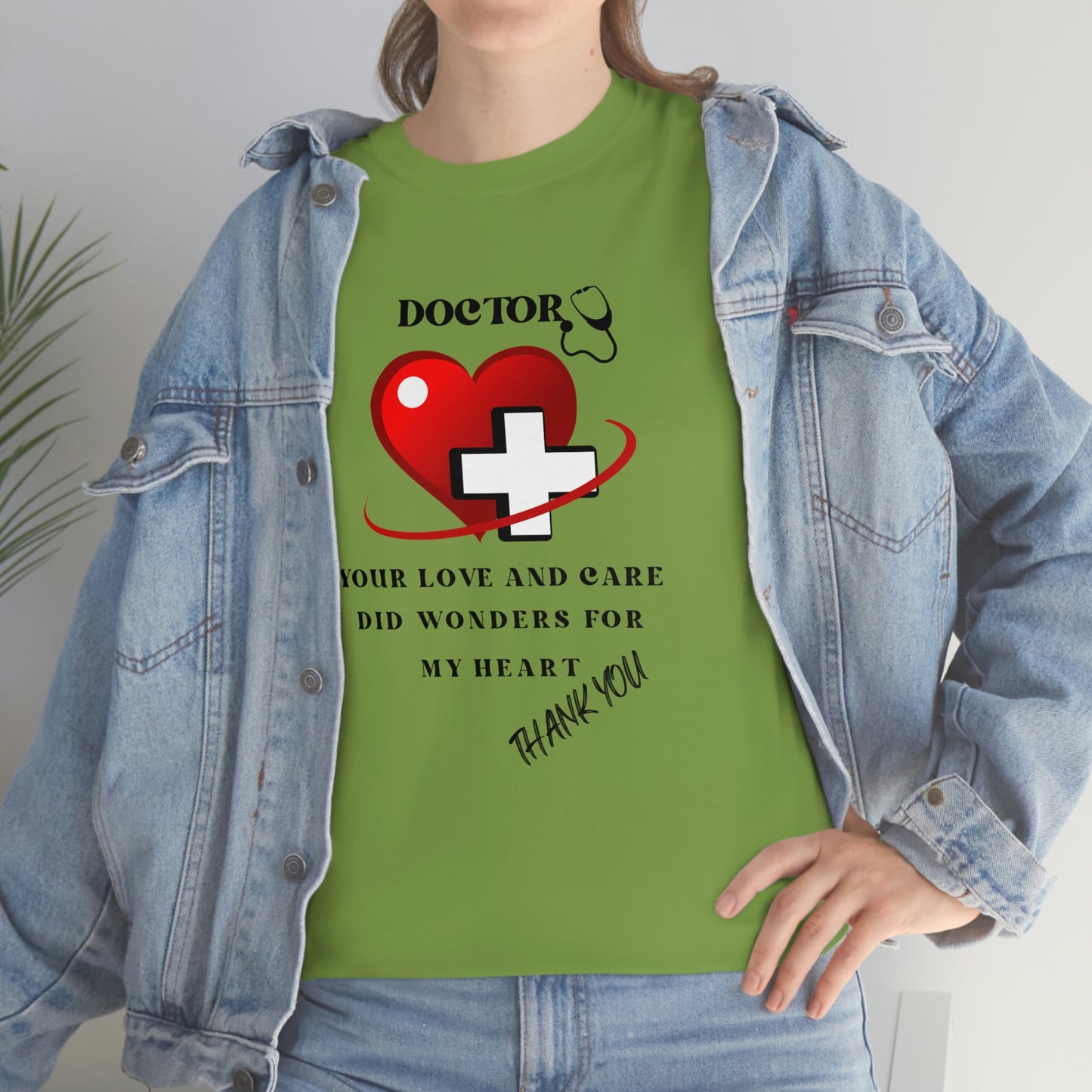 Medical, CVICU, EKG, Unisex Heavy Cotton Tee