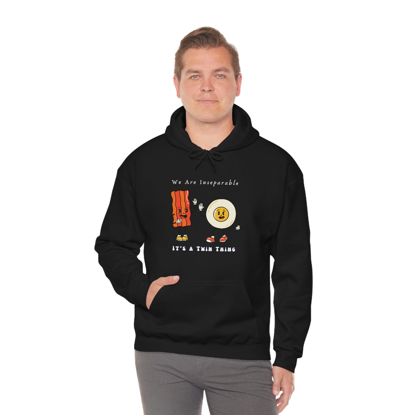 Twin, Unisex Heavy Blend™ Hooded Sweatshirt