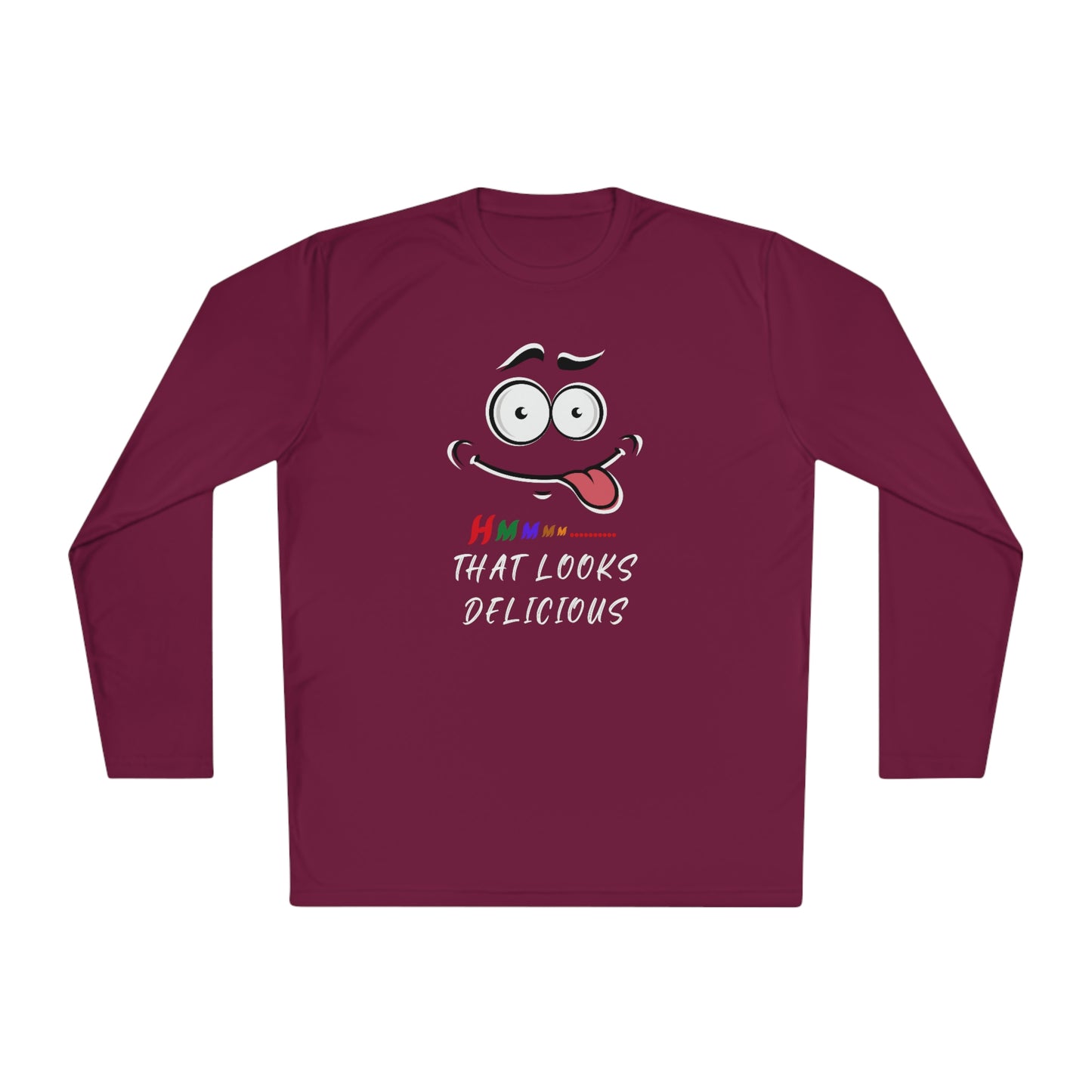 Hmmm, Unisex Lightweight Long Sleeve Tee