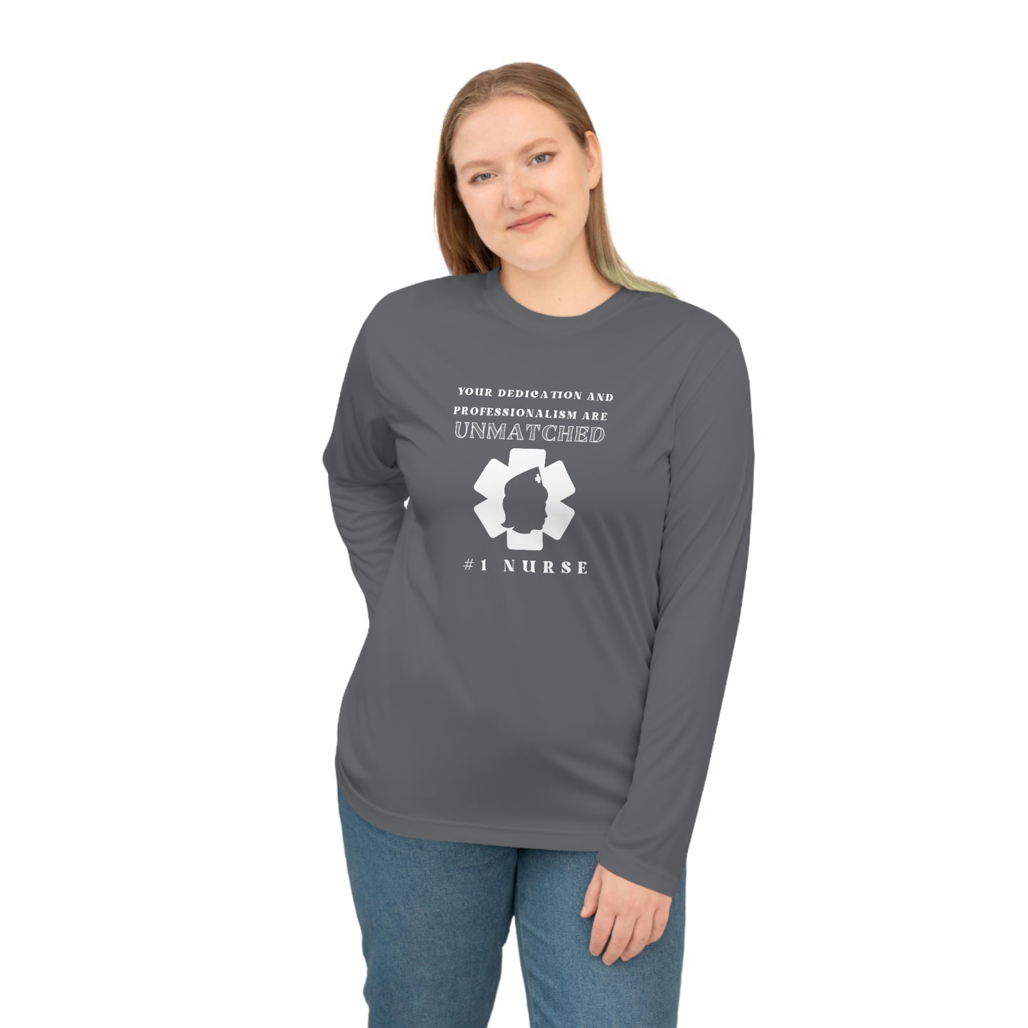 Medical, EKG, Unisex Performance Long Sleeve Shirt