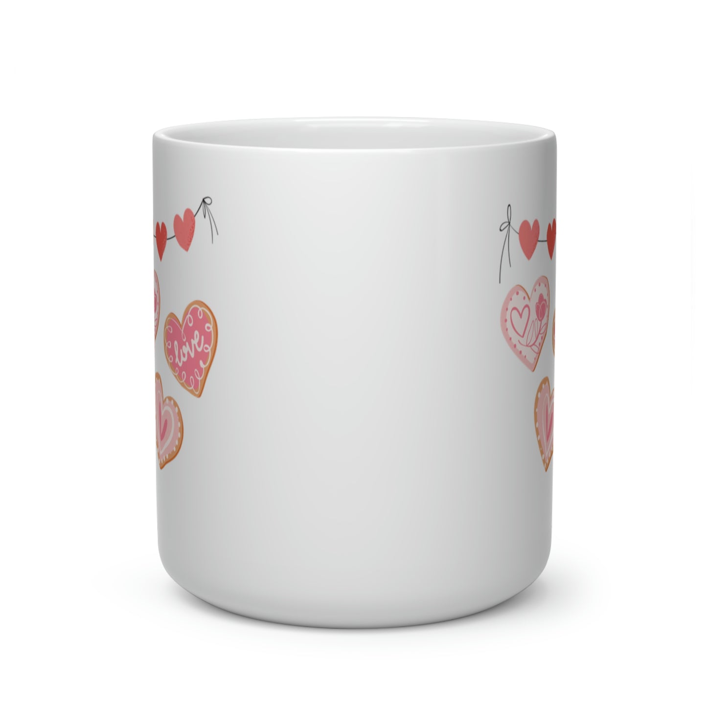 Love Hearts Heart Shape Mug