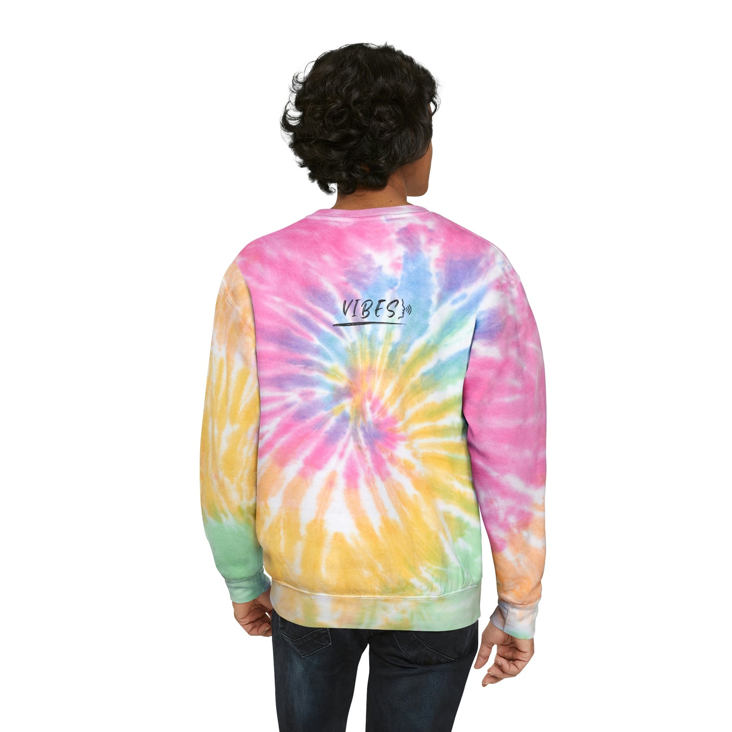 Vibe, Unisex Tie-Dye Sweatshirt