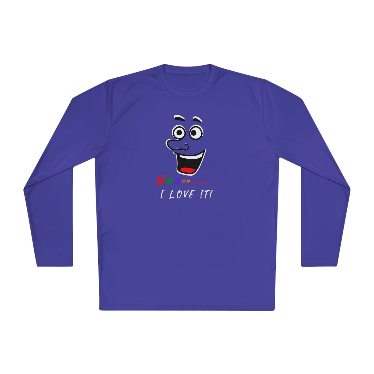 Hmmm, Unisex Lightweight Long Sleeve Tee